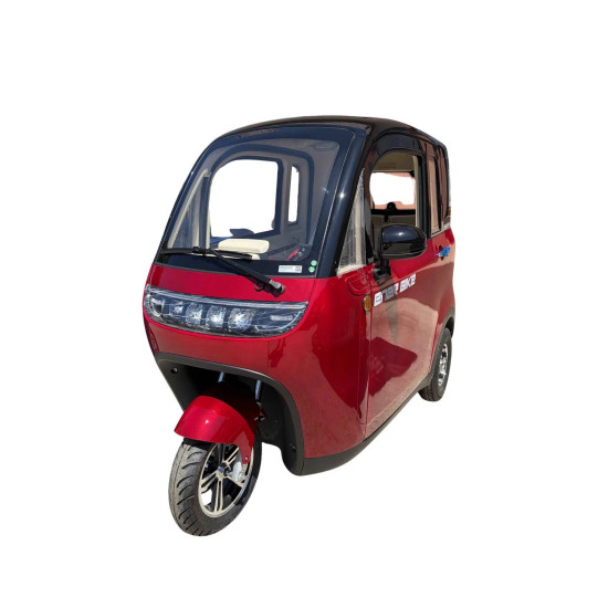 ENERBIKE TRIO CABIN 2.0 - elektrická trojkolka s uzavretou kabínou - 1kW 60V 58Ah, bez vodičského 25km/h